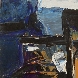 Composizione in blu, 1962, olio su tela, 60x40