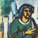 Profeta, 1949, olio su tela, 60x90