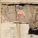 1985 Lettera mai spedita. Graffito su pannello di legno, 150x120