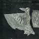 1972 Immagine lapidaria. Tecnica mista su tela, 80x65