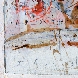 2001 Finestra dell'anima. Legno, vetro e affresco, 71x188x56 particolare retro