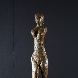 1986 Nudo di donna. Bronzo patinato, 12.5x42x9