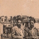 1948 Con Romano Parmeggiani, Ponte dell'Accademia, Venezia